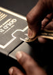 Load image into Gallery viewer, Gold Bar® Vegas Golden Knights Black Double Cask Straight Bourbon Whiskey