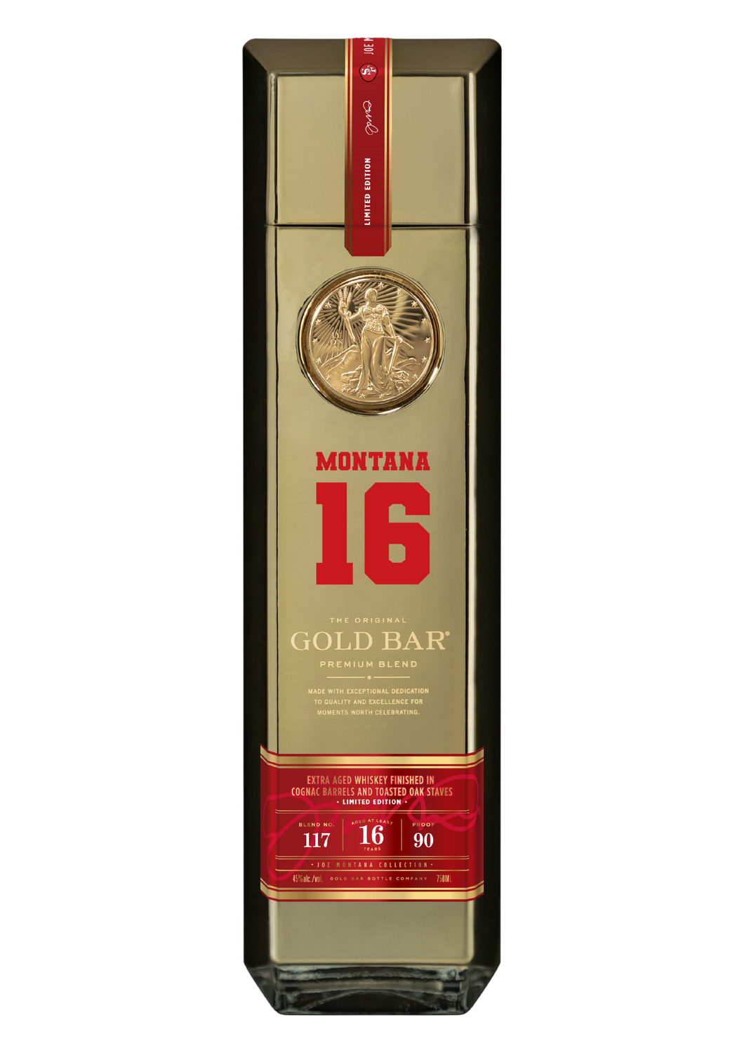 Gold Bar® Whiskey Blend 117 - Joe Montana Collection