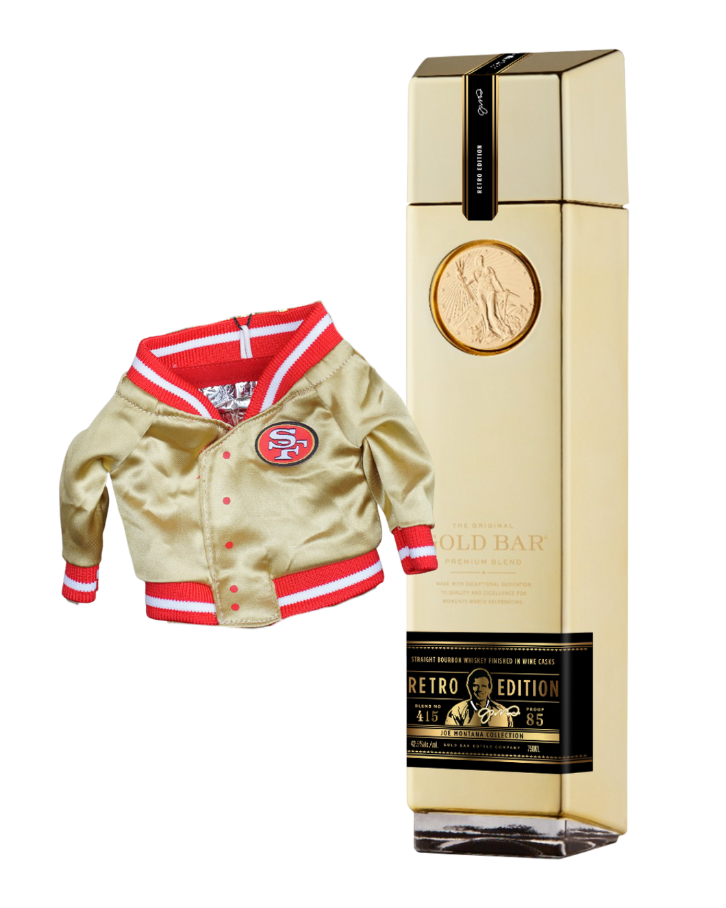 Gold Bar Whiskey Retro Edition - Joe Montana Collection