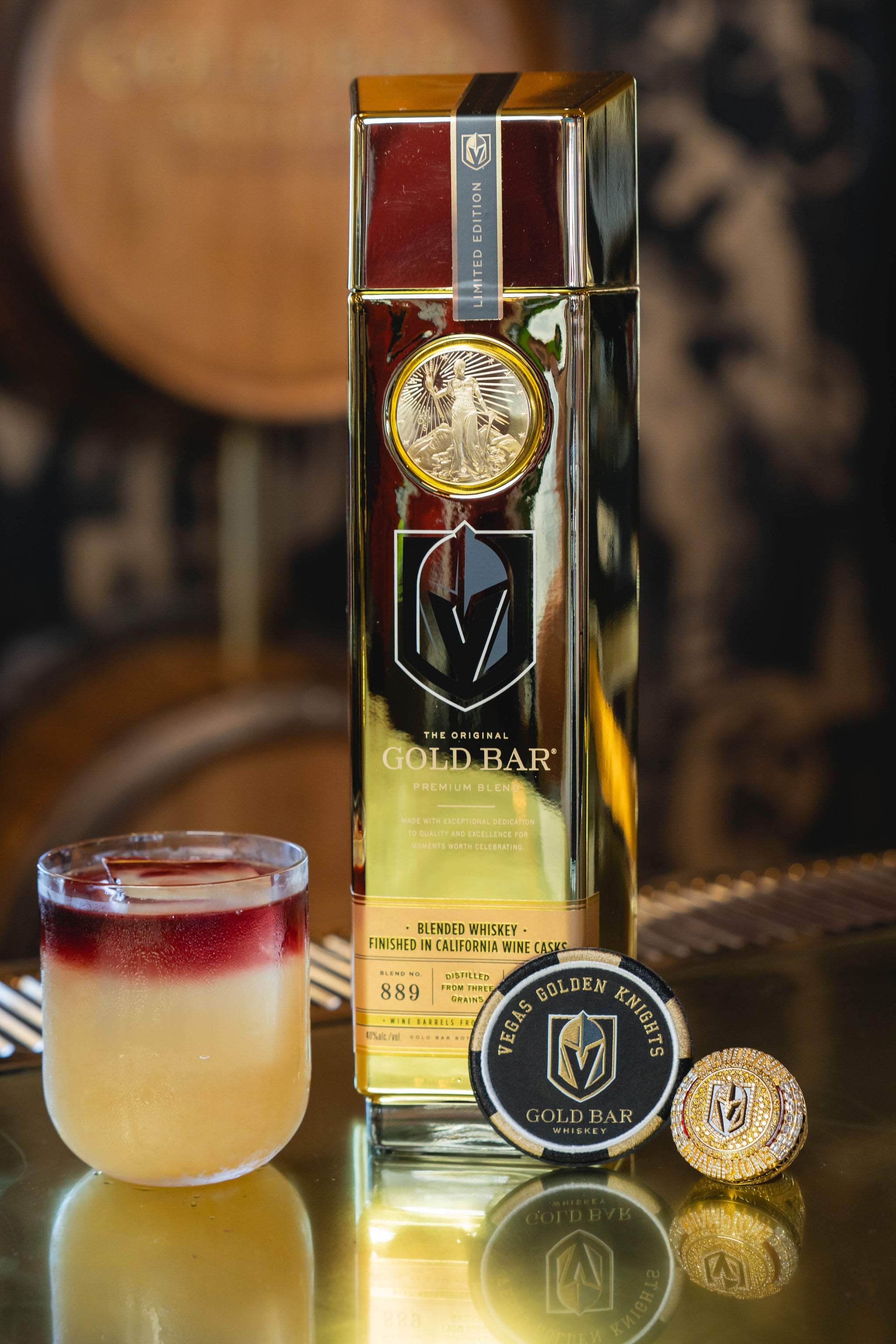 Vegas Golden Knights Gold Bar® Whiskey Original | Goldbarwhiskey.com