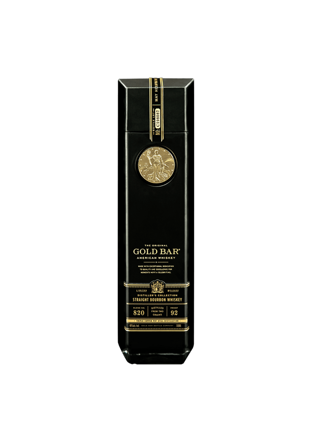 Gold Bar® Black Double Cask Straight Bourbon Whiskey