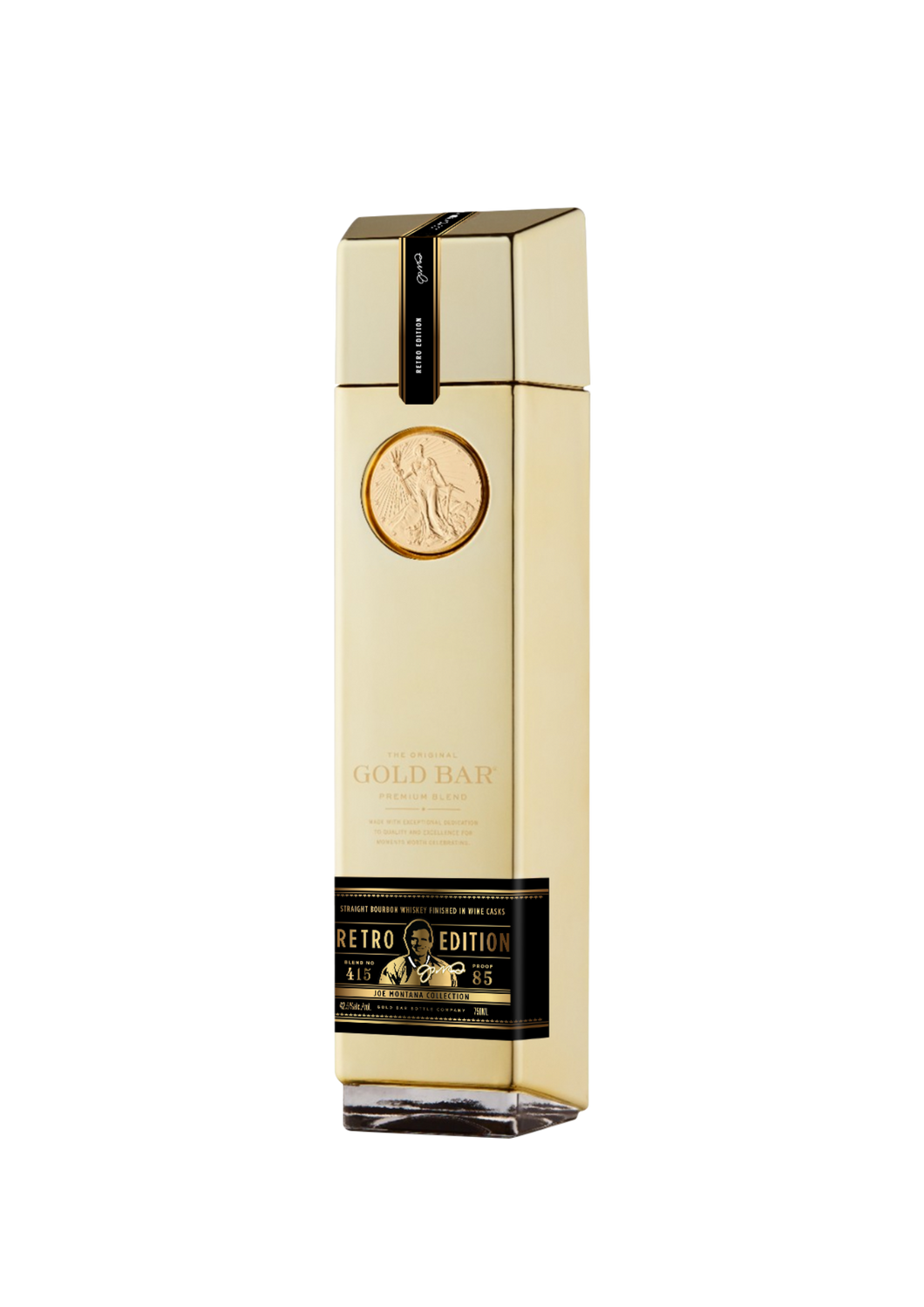 Gold Bar Whiskey Retro Edition - Joe Montana Collection