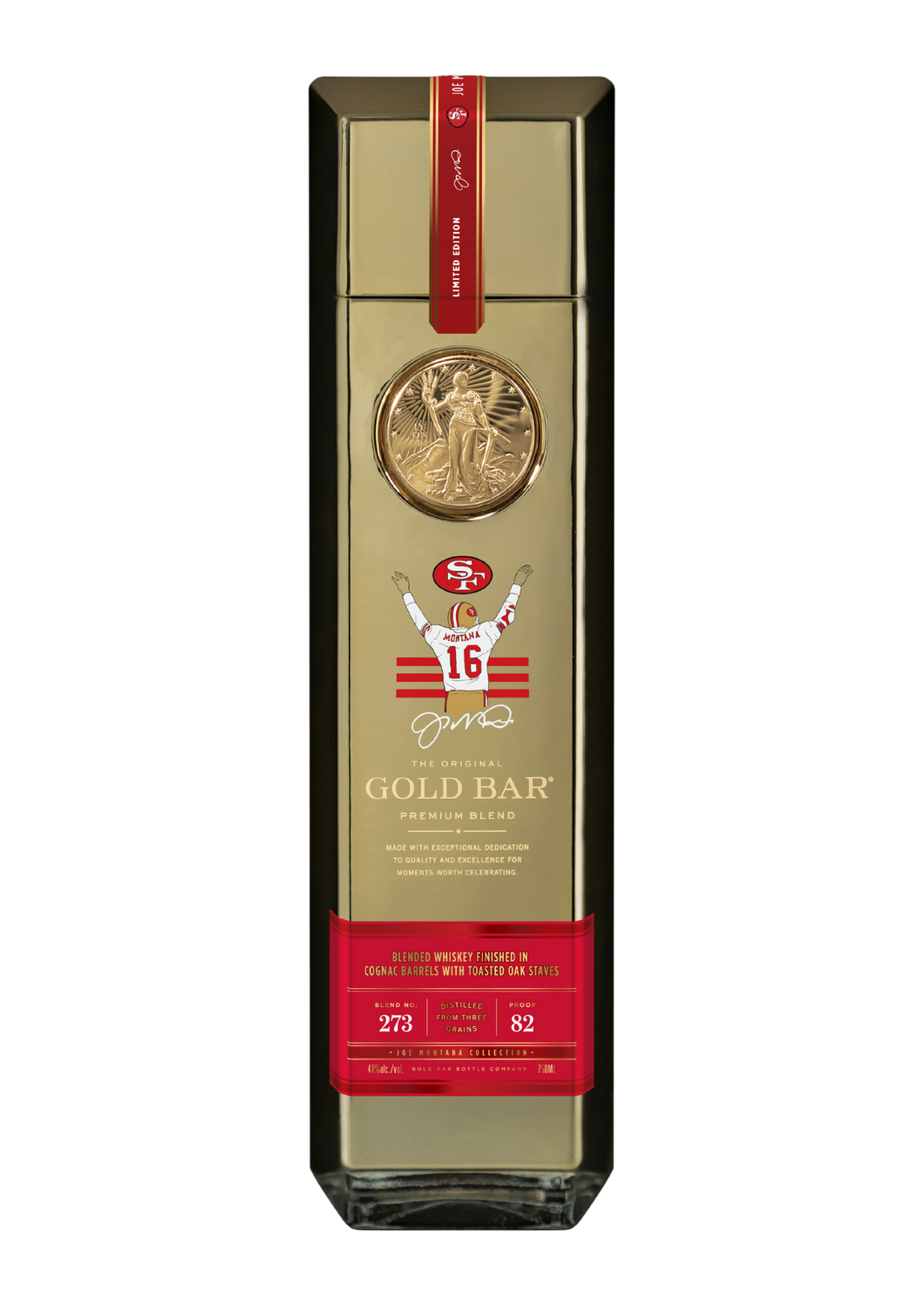 Gold Bar® Whiskey Blend 273 - Joe Montana Collection