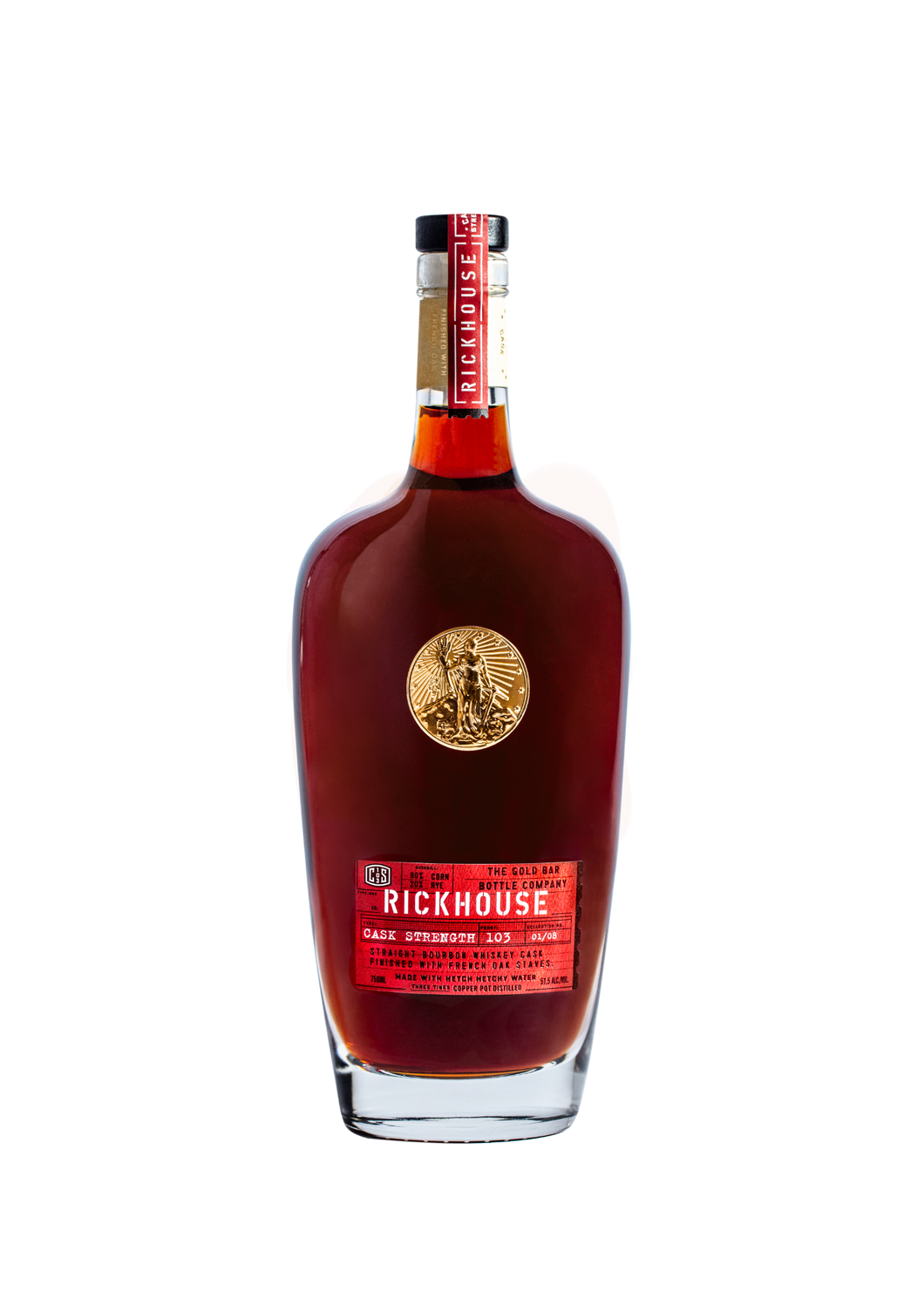 Gold Bar® Rickhouse Cask Strength Bourbon