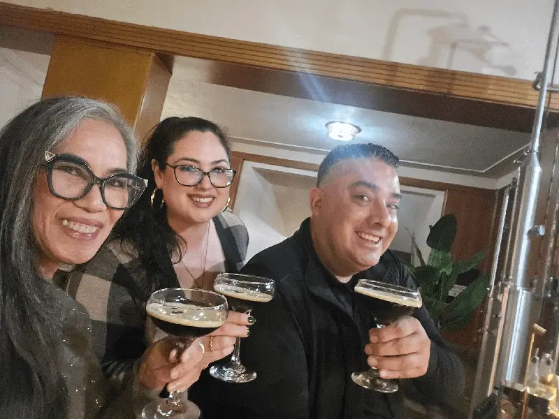 Guests enjoying the cocktail class