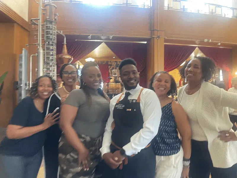 Guests enjoying the cocktail class