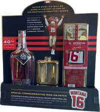 Back of the Joe Montana collector’s gift box